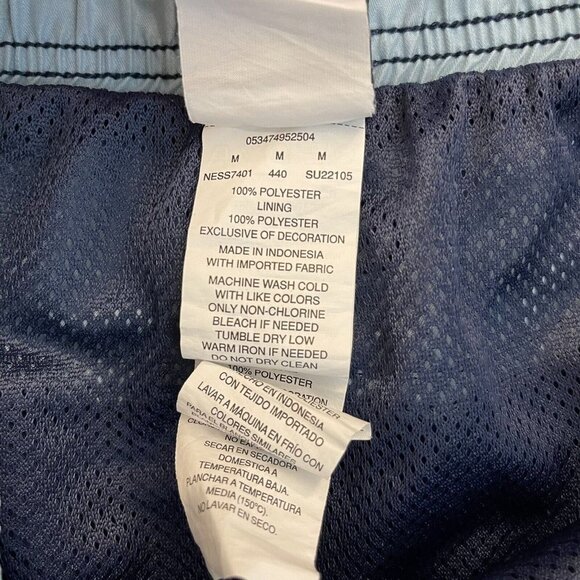 Nike Swim Trunks Mens Size Medium Blue Lined - Picture 8 of 9